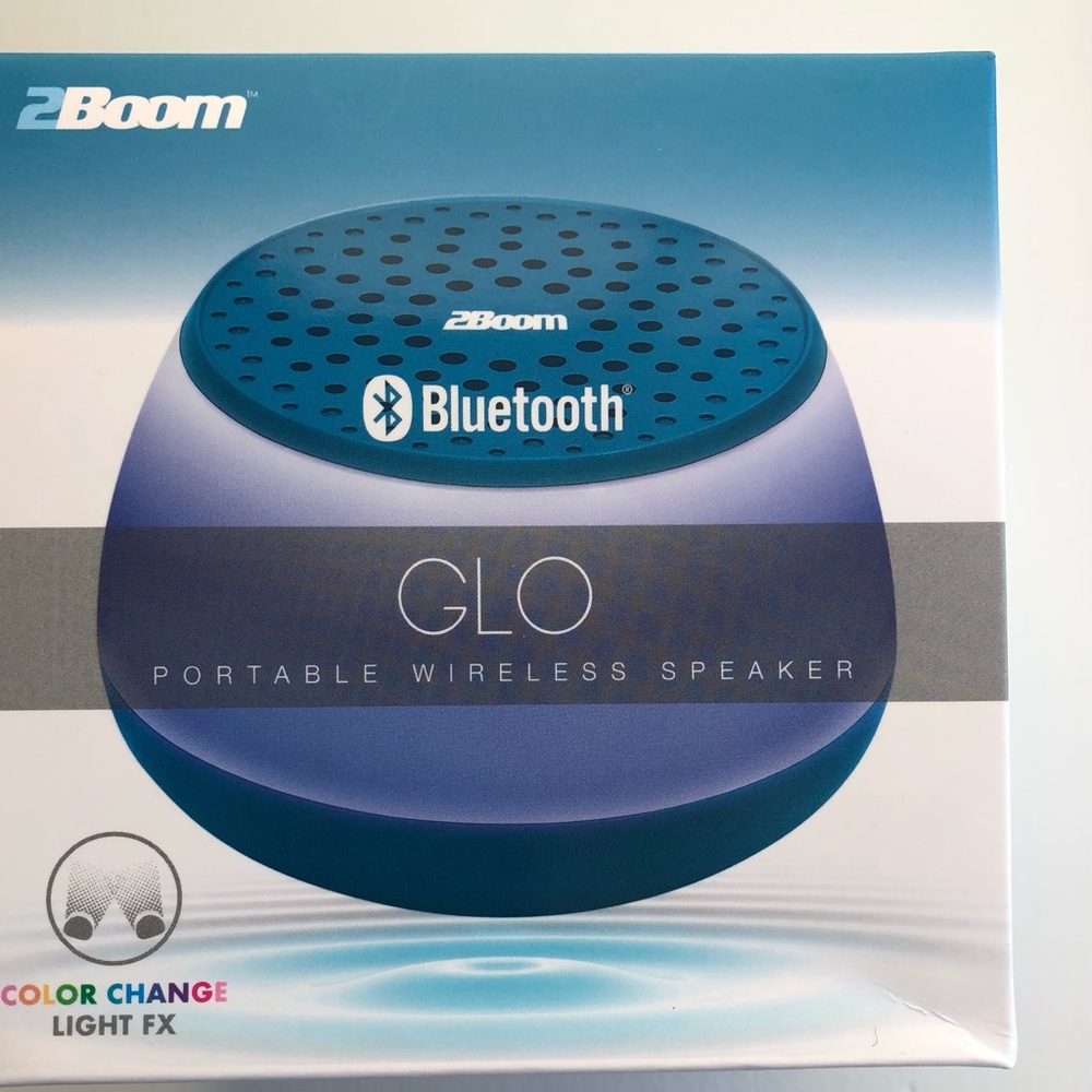 Surround yourself in luscious music! New Glo Bluetooth portable wireless speaker